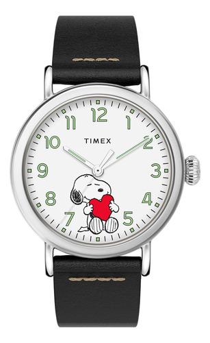 Reloj Timex X Peanuts Estándar Para Hombre De 40 Mm, Caja Pl