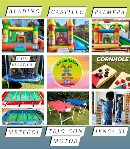Alquiler De Castillos Inflables Y Juegos (adrogue-zona Sur)