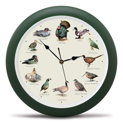 Reloj De Pared Con Sonido De Caza De Pájaros Salvajes De Amé