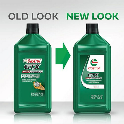 Aceite De Motor Sintético Castrol Edge High Mileage 10w-30,