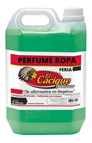 Perfume Textil El Cacique Feria X 5lts (cod 1694)