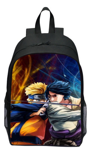 Mochila Escolar Primaria Naruto 3d De 16 Pulgadas 220 .