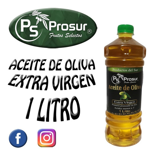 Aceite De Oliva Extra Virgen 1 Litro (pet) 