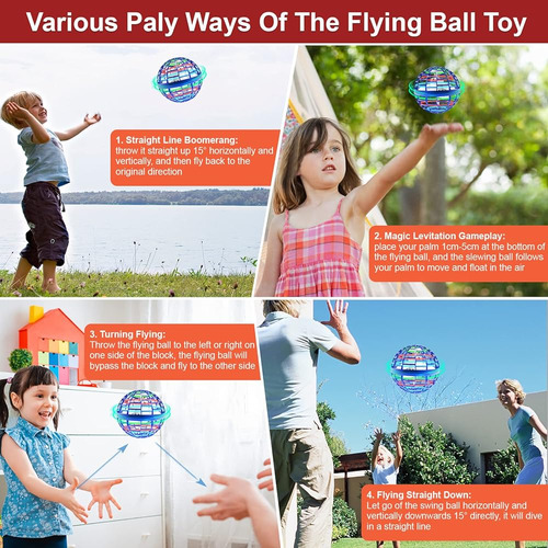 ~? Flying Orb Ball Toys Boomerang Spinner Mini Drone Ufo Mag