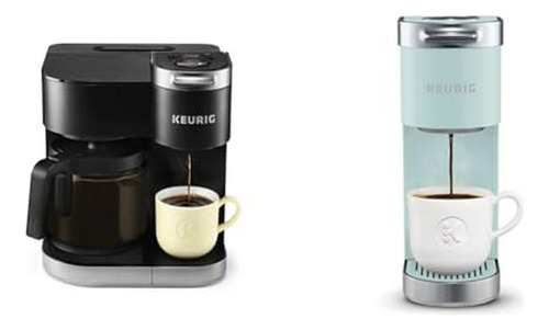 K-duo Cafetera De Cápsulas Y Jarra K-cup De Una Porción, Neg