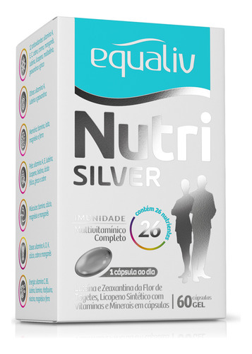 Nutri Silver Multivitamínico 60 Capsulas Equaliv