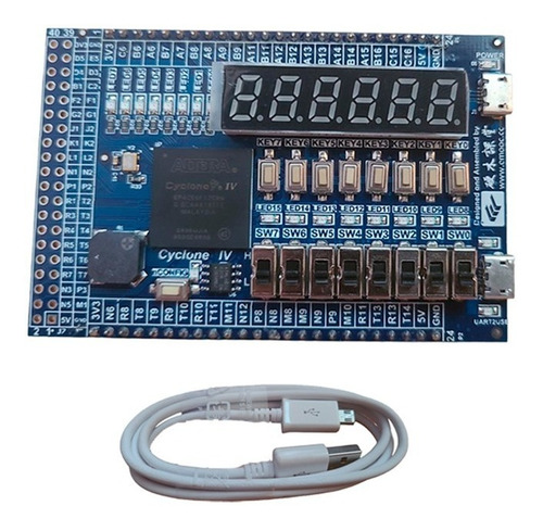 Fpga Altera Cyclone Iv + Usb Blaster Integrado