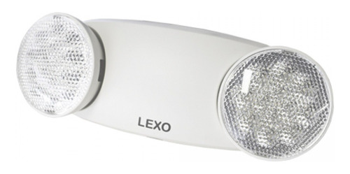 Lámpara De Emergencia 2x1 2w Led Lexo Mimbral Color Blanco