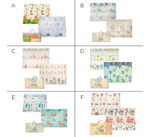 Tapete De Juego Papubaby Plegable Multiusos 150 X 200 Cm Carretera