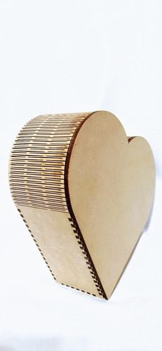 Caja Corazón Bombones San Valentin - Mdf / Fibrofacil