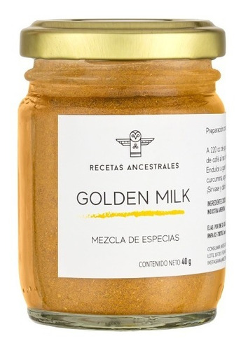 Mezcla De Especias Golden Milk 40 Gr - Recetas Ancestrales