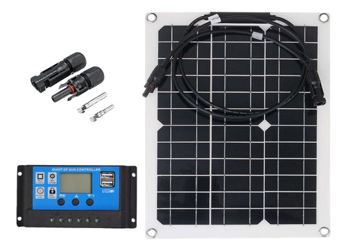 Estación De Energía De Panel Solar Portátil Usb 300w Para