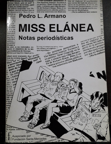 1307. Miss Elánea - Notas Periodísticas- Pedro Armano (Usado)