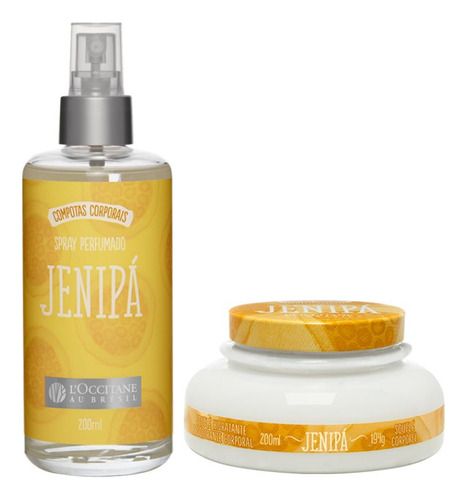 L´occitane Au Brasil Jenipá Spray Corporal 200ml E Souflé 200ml