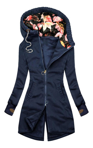 Chaqueta Con Estampado Floral De Moda Para Mujer, Sudadera C