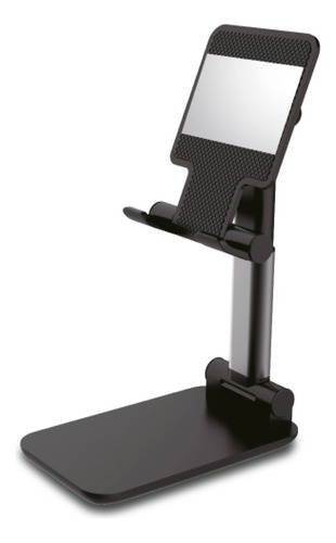 Soporte Plegable De Mesa Para Celulares Y Tablets Es02 Color Negro