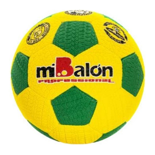 Pelota Walon Mibalón Fútbol  #5 Modelo Street Amarillo