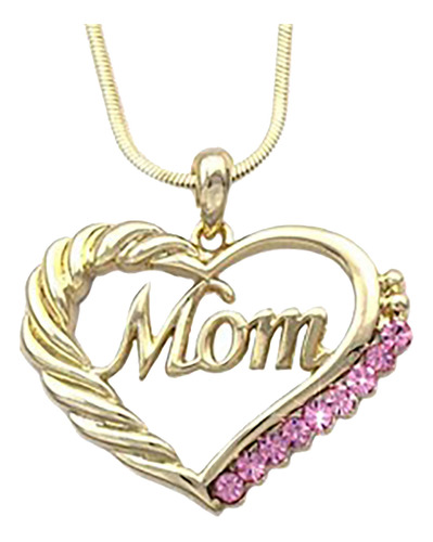 Collar M Creative Love Zircon Mother Love, Día De La Madre 0