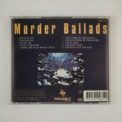 Cd Nick Cave And The Bad Seeds - Murder Ballads (Usado)
