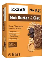 Comprar Rxbar Nut Butter & Oat Dark Chocolate Peanut Butter 5 Bars