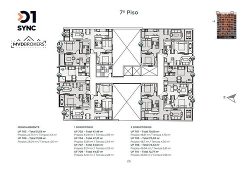 Imagen 17 de 17 de Apartamento De 2 Dormitorios A La Venta En Barrio Sur | Centro | En Promoción | 01 Sync