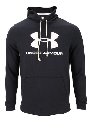 Buzo Under Armour Terry Logo Hoodie Neg De Hombre