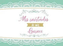 Comprar Mis Invitados De Mis Quince: Libro De Firmas Para Quinceañer