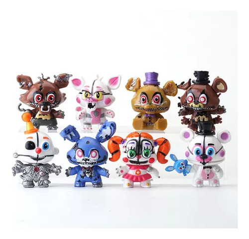 Five Nights At Freddy's 8 Personajes Foxy Bonnie Chica