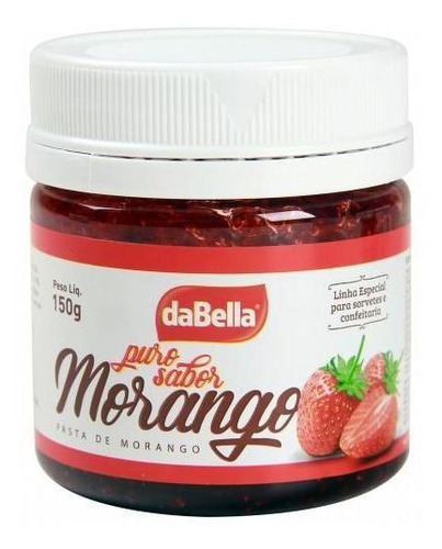 Pasta Saborizante - Puro Sabor: Morango - 150g