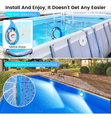 Luces Led Para Piscina Lylmle, 10 W, Colgantes, Rgb, Que Cam