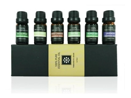 Aceite  Esencial  Aromaterapia Kit  X 6 Unidades 