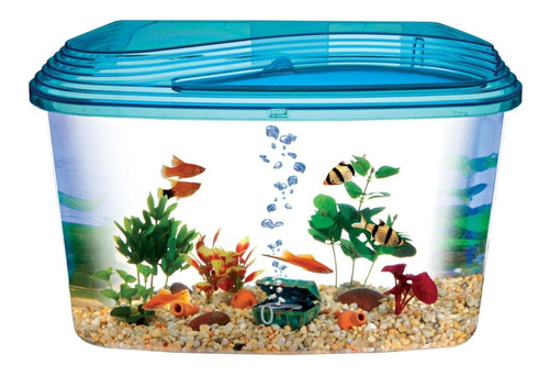 Acuario Agua Dulce Acrilico Penn Plax 5,5 Gal C/ Tapa Nuwave