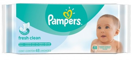 Pampers Fresh & Clean Toallas Humedas (96 Unidades)