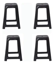 Comprar Banqueta Reforzada X4 Plastico Resistente Banquito Apilable