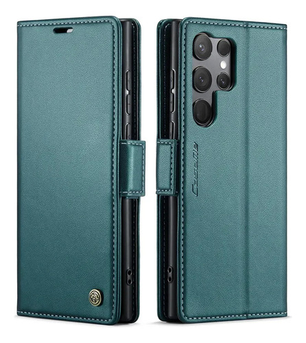 Funda De Piel Con Tapa Caseme Para Samsung Galaxy S25 Ultra S24 Fe S23 S22 S21 S20 S10 Plus A16 A56