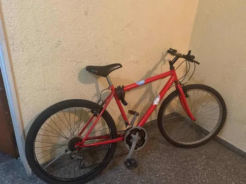 Bicicleta Mountain Bike Roja Rodado 26