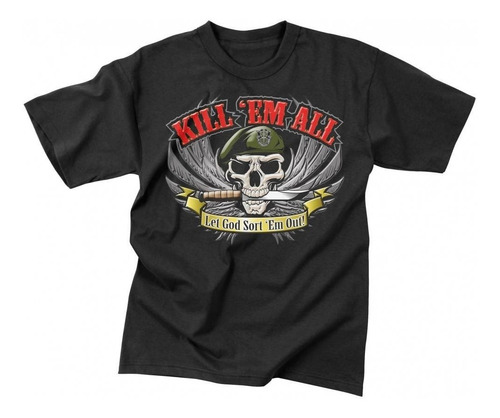 Camiseta Rothco Estampada Kill Em All En Remate