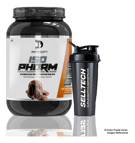 Proteína Dragon Pharma Isophorm 2lb Chocolate + Shaker