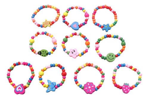 Pulseras Ajustables Para Niñas, 10 Unidades