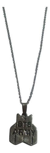 Collar Acero Quirurgico Bts Plateado