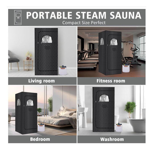 Sauna De Personal 9 Ajustes De Temperatura Plegable Con