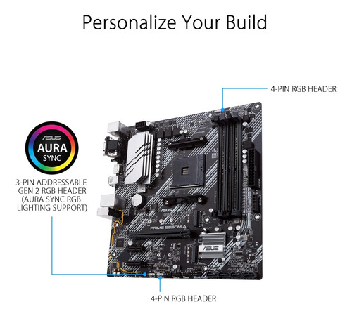 Motherboard Asus Prime B550m-a Wifi Ii Amd Micro Atx