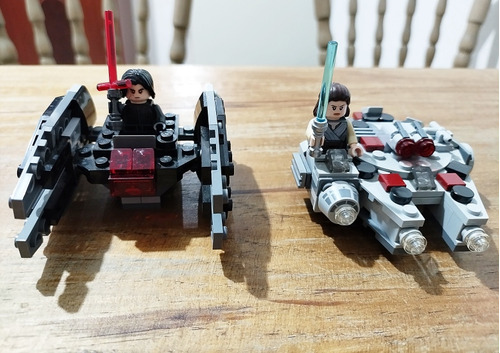 Star Wars Lego Kylo Ren Y Tie Fighter, Rei Jakku Y Halcón M