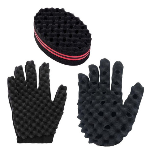 Hair Gloves Kit De Peinado De Cabello Twist Afro Hair Barber