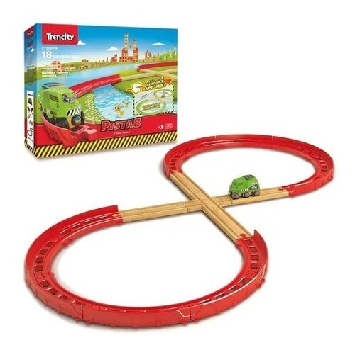 Trencity Kit Avanzado Completo Tren City Juguete De Madera