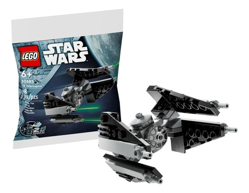 Lego Tie Interceptor - Caza Estelar Star Wars 30685 48 Pie. 48 Tie Interceptor