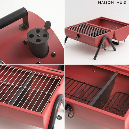 Parrillero Barbacoa Carbon Portatil Camping 21import