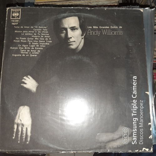 Vinilo Andy Williams Los Mas Grandes Exitos De  Si2