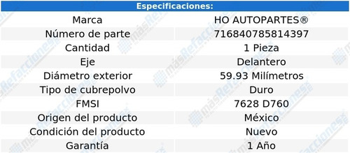 Kit Servicio Pistón Cáliper Del Ml350 03 Al 05 Ho