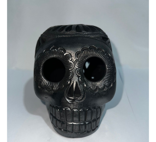 Calavera De Barro Negro